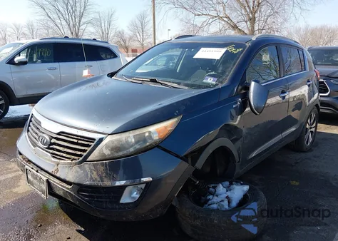 2012 Kia Sportage Ex z USA, uszkodzony, nr VIN KNDPCCA26C7174187